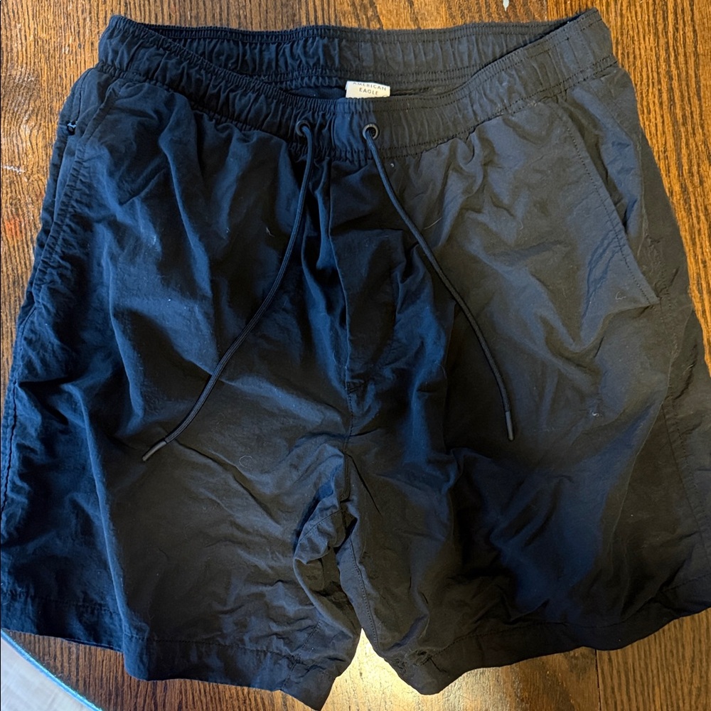 Black American Eagle Shorts